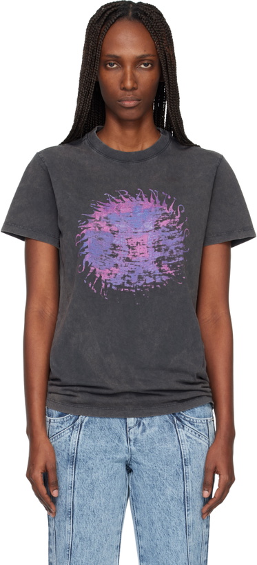 Photo: Isabel Marant Etoile Black Zoeline T-shirt