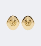 Déhanche Koru 14kt gold-plated stud earrings