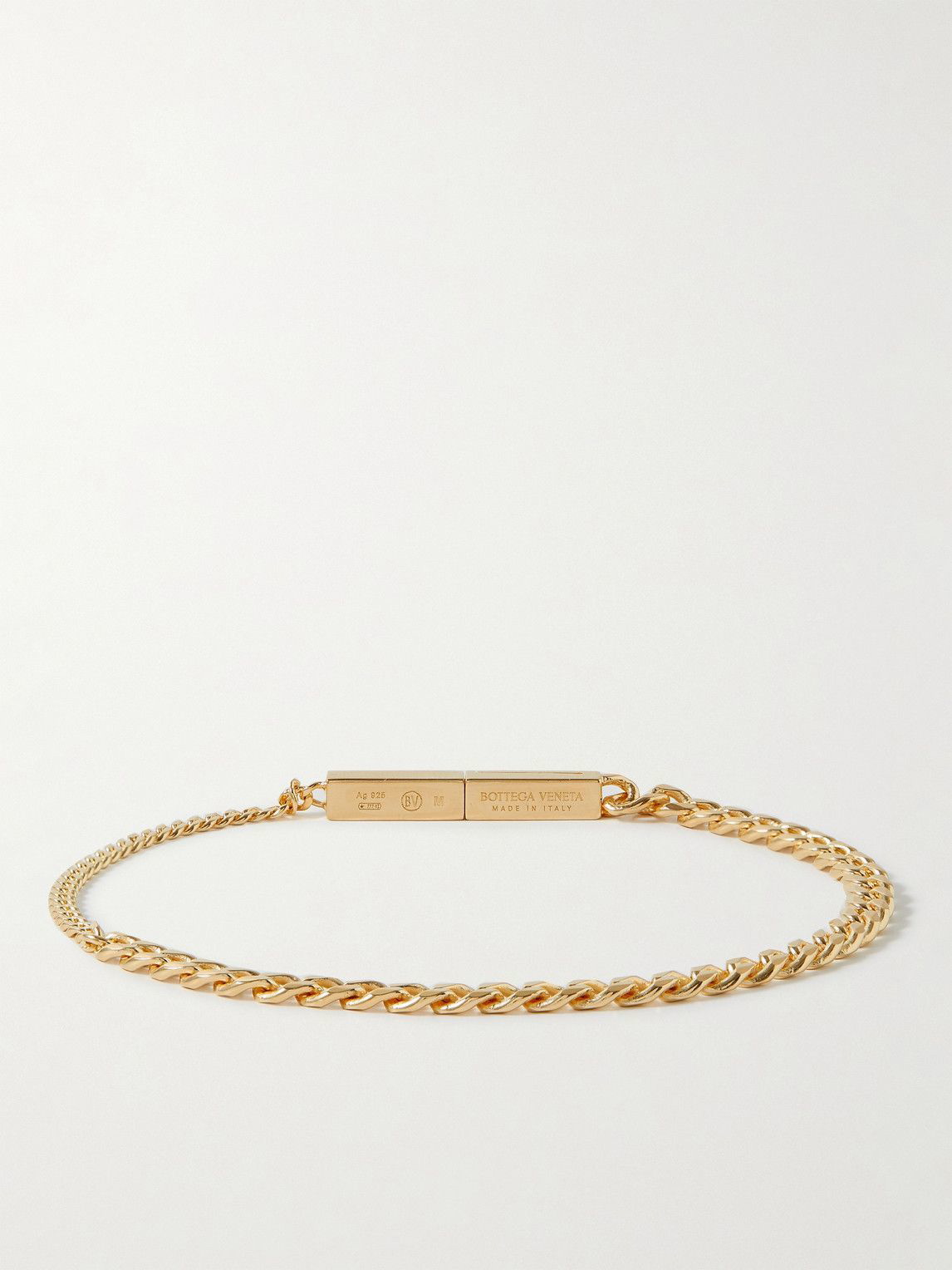Bottega Veneta Men's Gold-Plated Enamel Bracelet