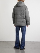 Polo Ralph Lauren - Parkview Logo-Embroidered Quilted Shell Hooded Down Jacket - Gray