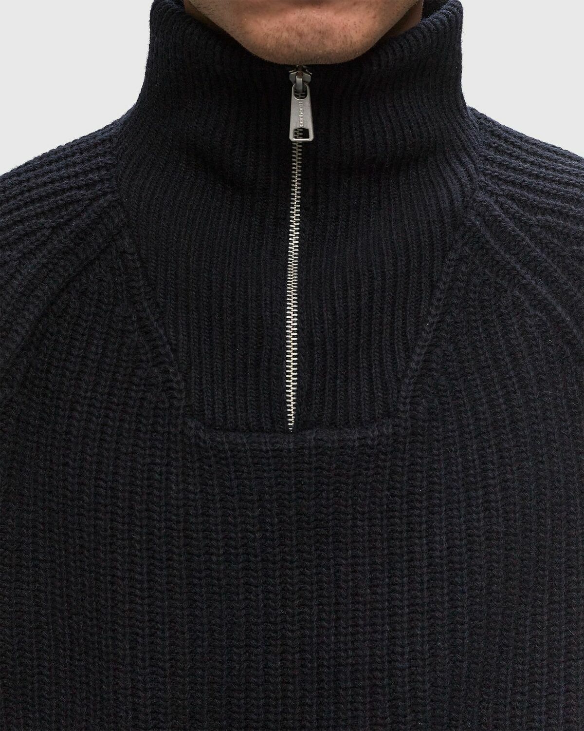 Carhartt Wip Men's Half Zipper Sweatshirt Blue