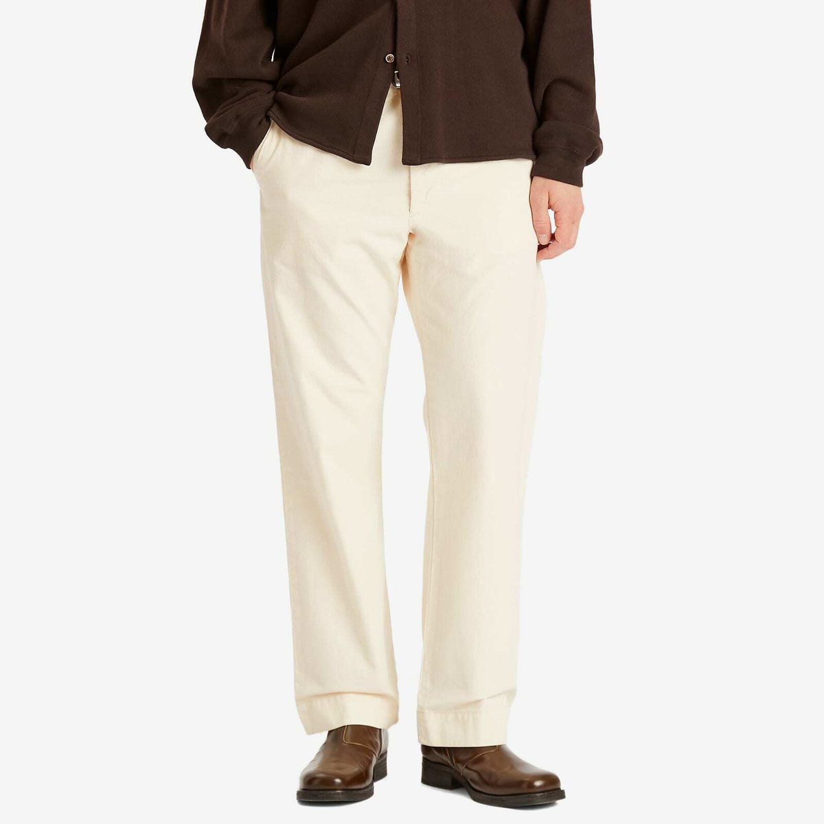 RRL Men's Field Chino in Seeded Natural RRL
