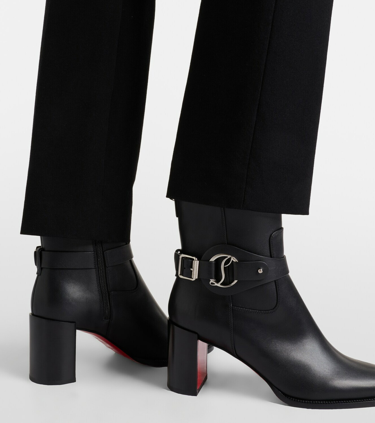 Christian Louboutin Dianouchette 70 leather ankle boots