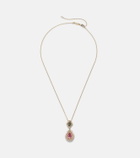 Suzanne Kalan 18kt gold pendant necklace with gemstones
