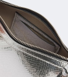 Isabel Marant Oskan Moon metallic leather shoulder bag