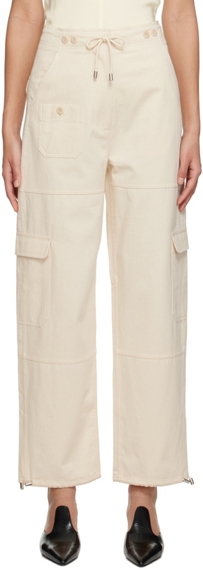 Photo: Totême Beige Drawstring Trousers