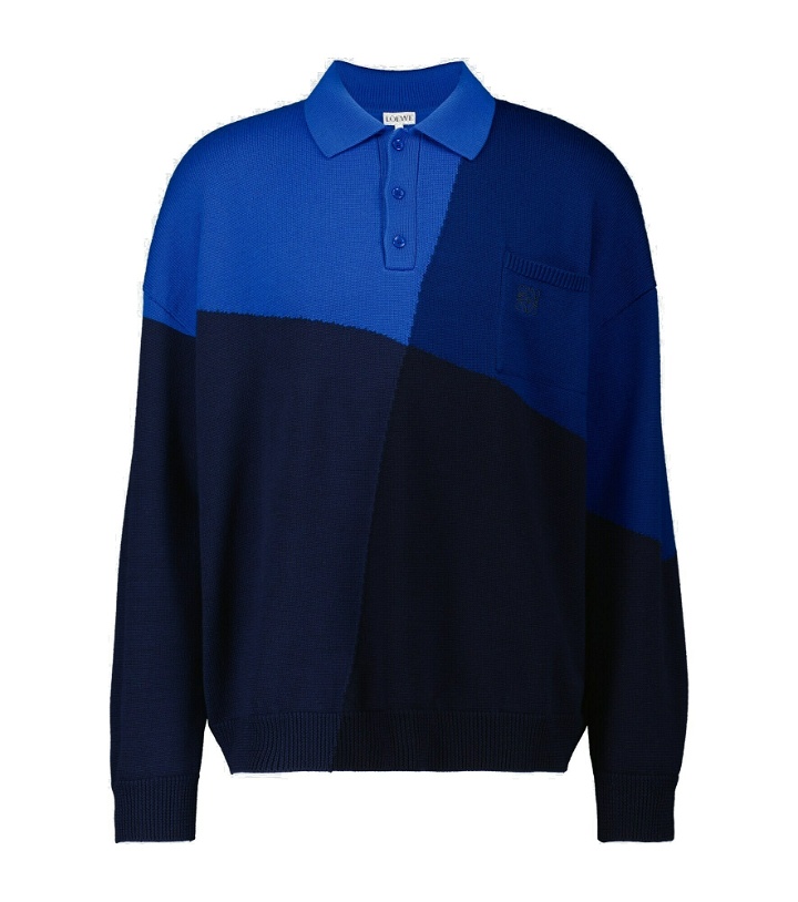 Photo: Loewe - Colorblocked polo sweater