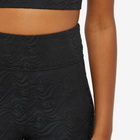 Twenty Women's Swirl 3D Active Leggings in Jet Black