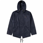 Fred Perry Men's Short Shell Parka Jacket in Navy