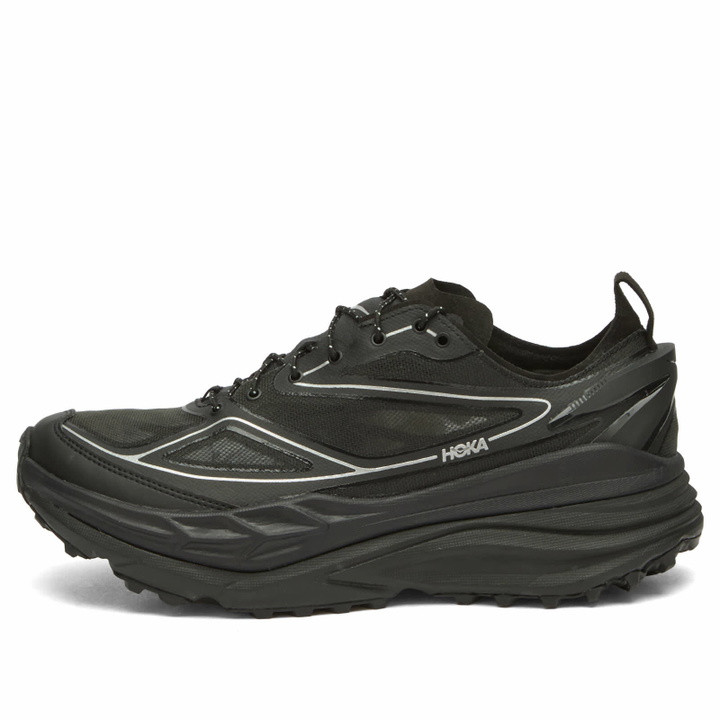 Photo: HOKA ONE ONE U Stinson One7 Sneaker in Black/Silver