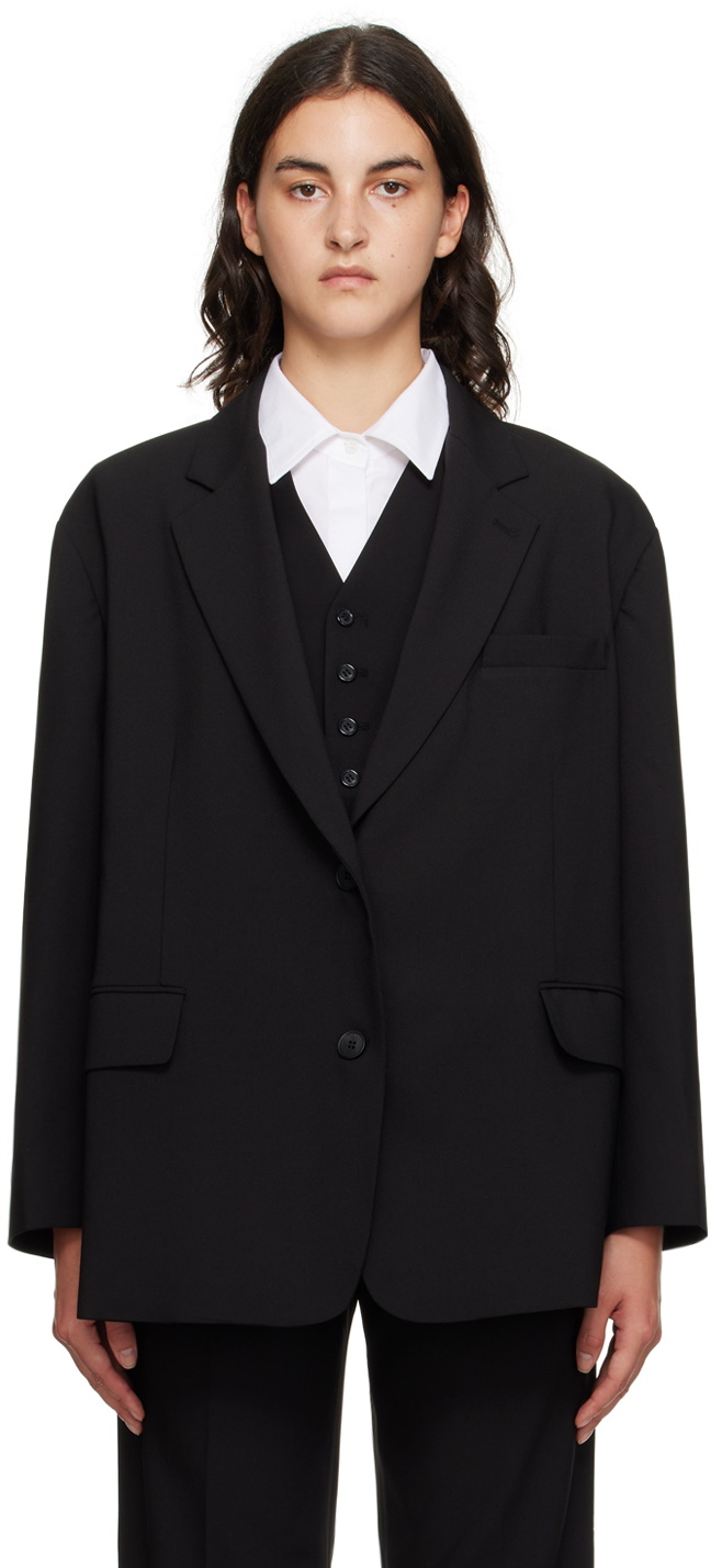 The Frankie Shop Black Bea Blazer The Frankie Shop