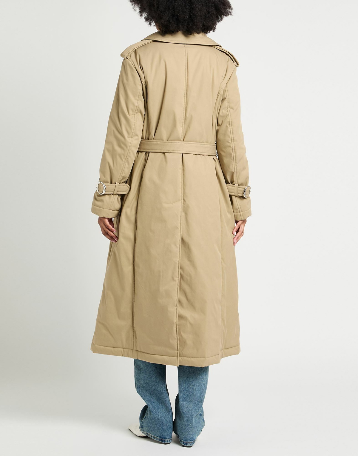 Mcqueen Womens Coat in Beige