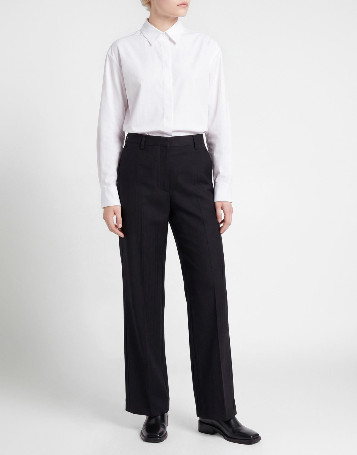 Dries Van Noten Womens Pants in Navy
