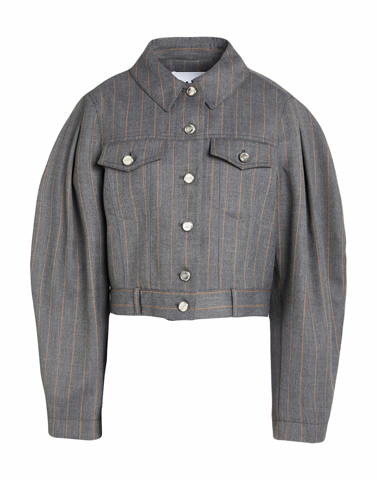 Ganni Womens Jacket in Grey