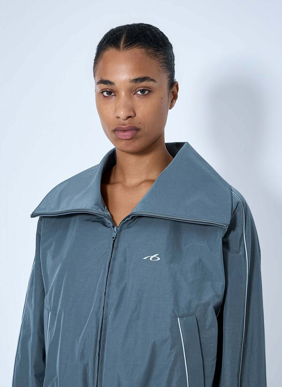 Balenciaga High Collar Tracksuit Jacket