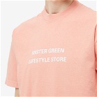 Mister Green Men's No. 1 T-Shirt in Persimmon