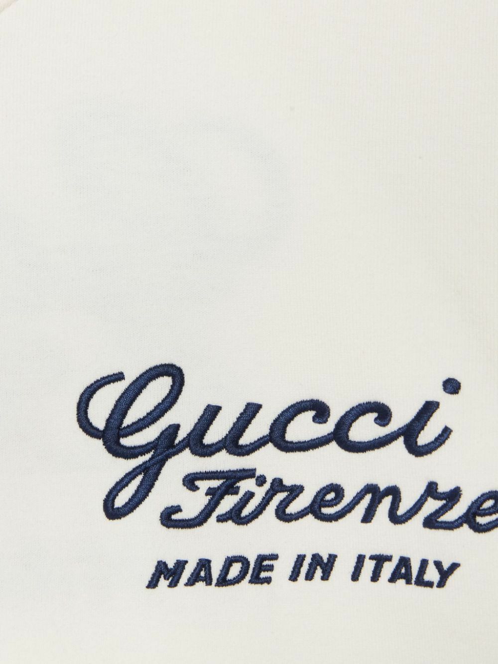 Gucci Embroidered Cotton Jersey T-Shirt