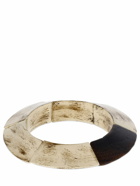 SAINT LAURENT - Spinner Brass & Wood Bangle