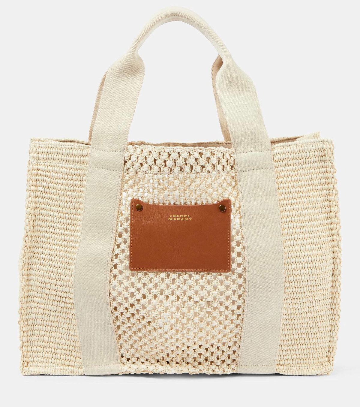Isabel Marant Aruba Medium raffia-effect tote bag Isabel Marant