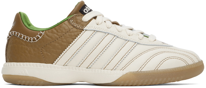 Photo: Wales Bonner Off-White & Brown adidas Originals Edition Samba Millennium Sneakers