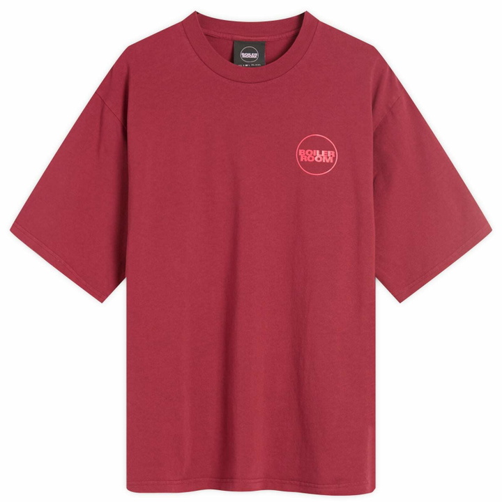 Photo: Boiler Room Men's Core T-Shirt in Oxblood