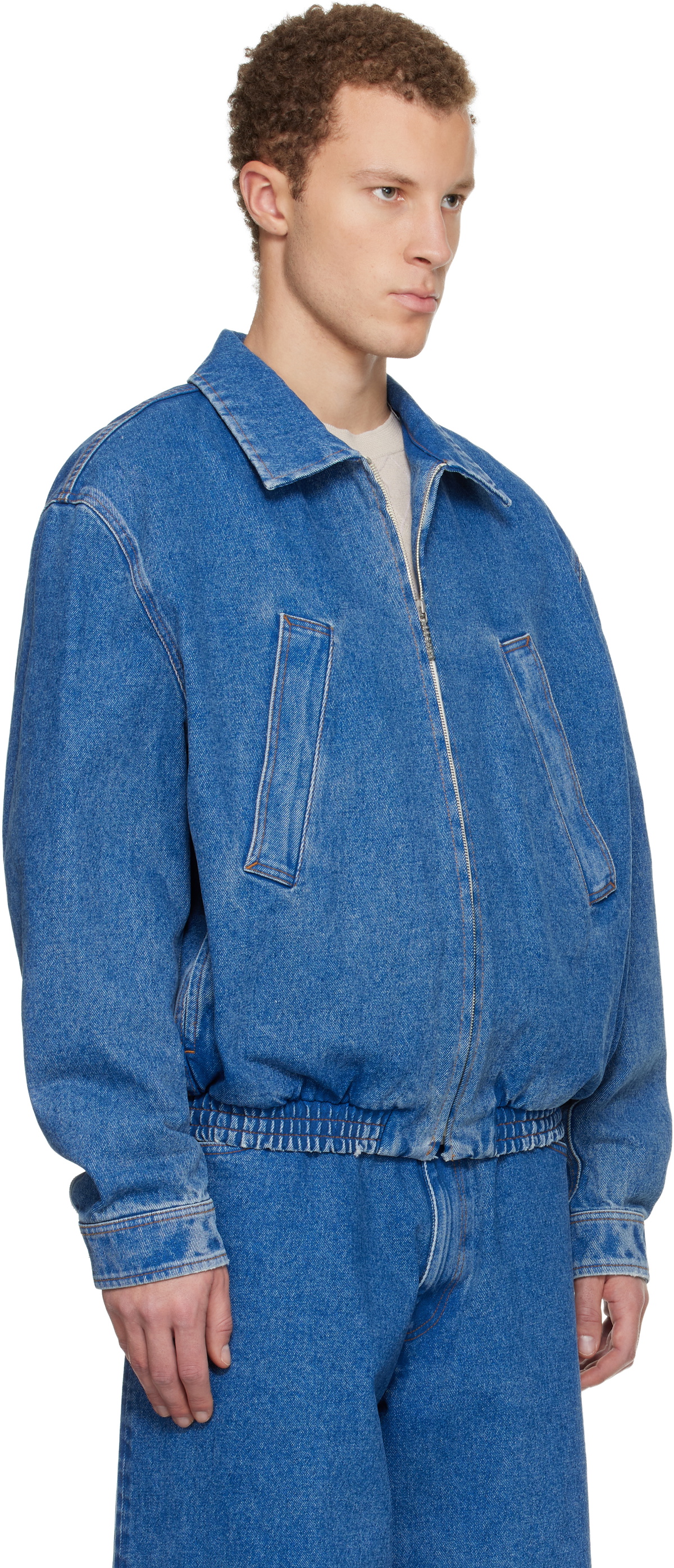 Marni Blue Faded Denim Jacket