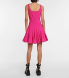 Alexander McQueen Sleeveless knit minidress
