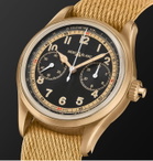 Montblanc - 1858 Monopusher Automatic Chronograph 42mm Bronze and NATO Watch, Ref. No. 125583 - Black