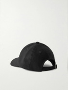 A.P.C. - Charlie Logo-Embroidered Wool-Blend Baseball Cap - Black