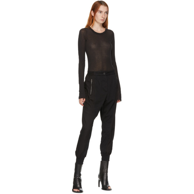 Haider Ackermann Black Perth Lounge Pants