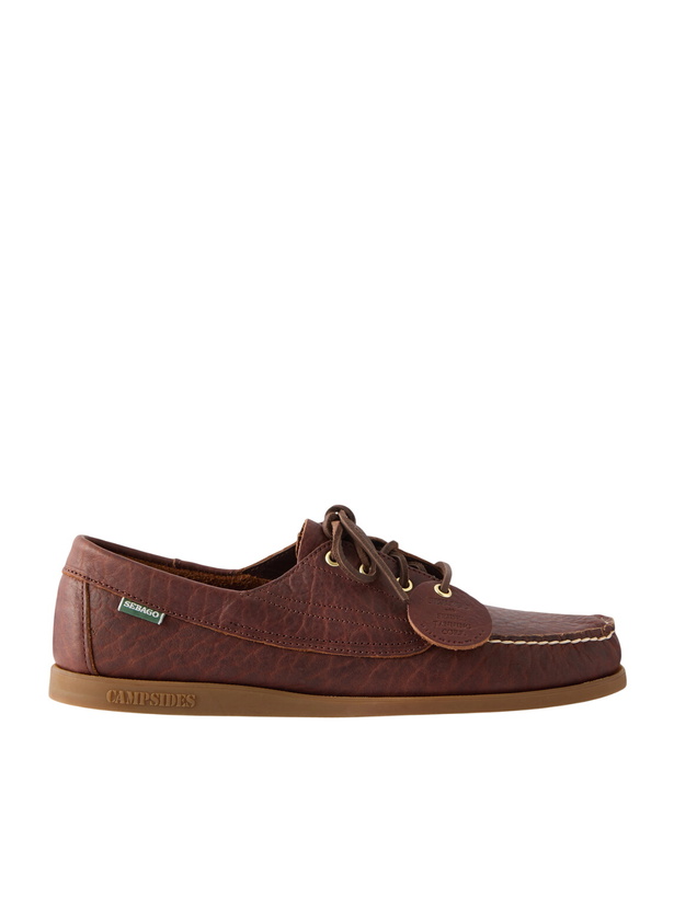 Photo: Sebago - Askook Momoth Full-Grained Leather Boat Shoes - Brown