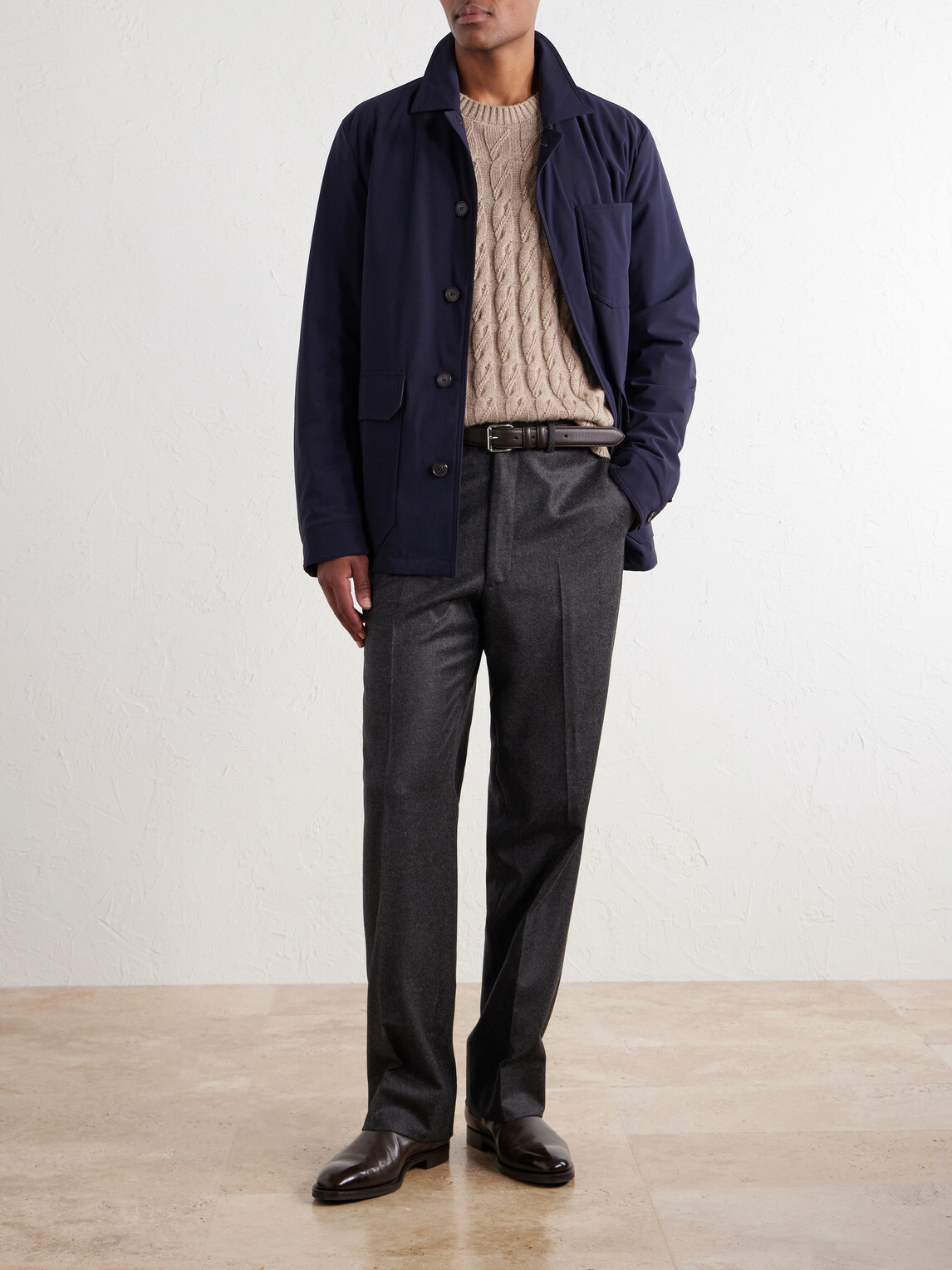 N.PEAL - Shell Jacket - Blue