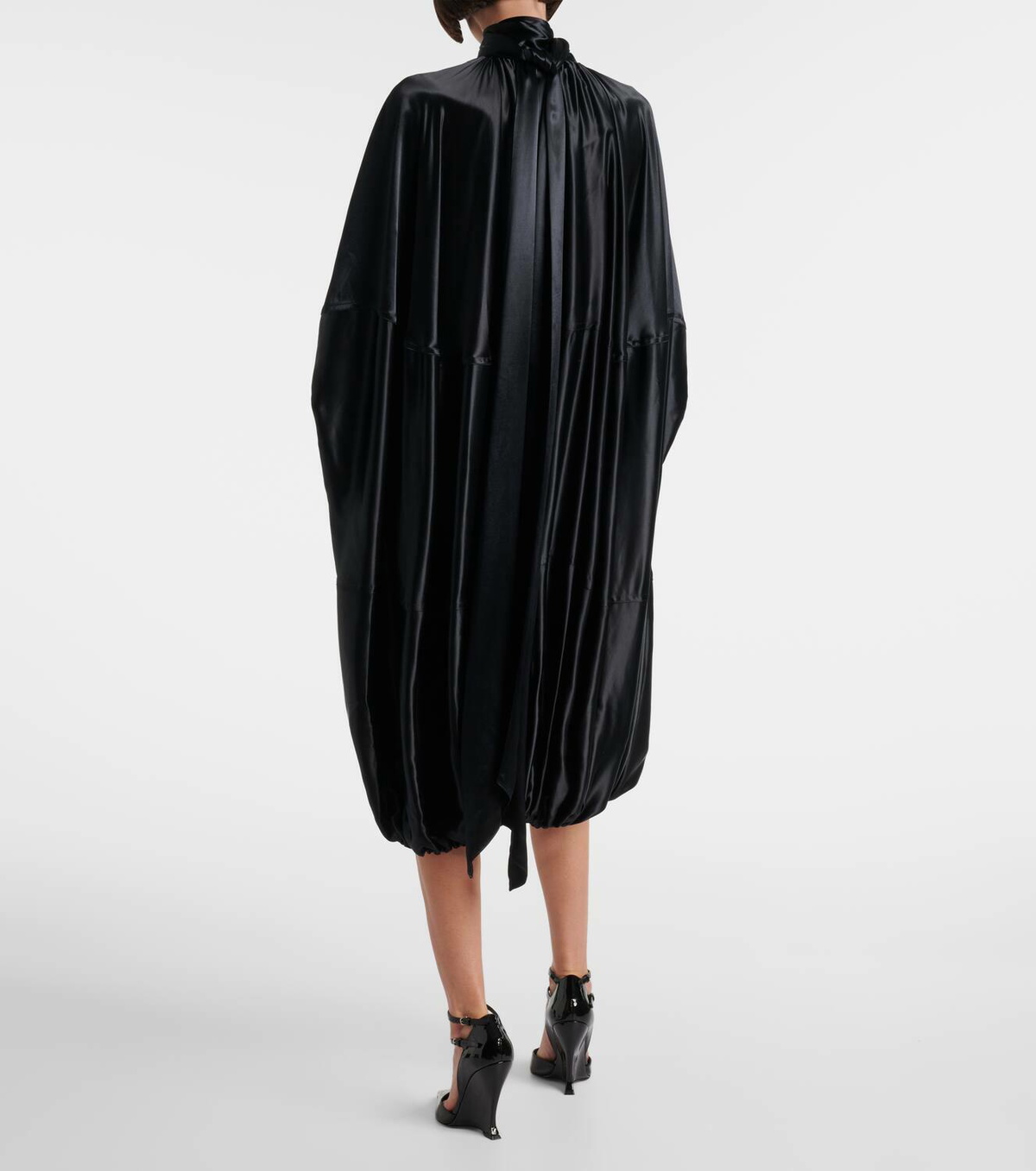 Ferragamo Satin midi dress