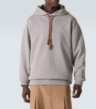 Loewe Anagram cotton jersey hoodie