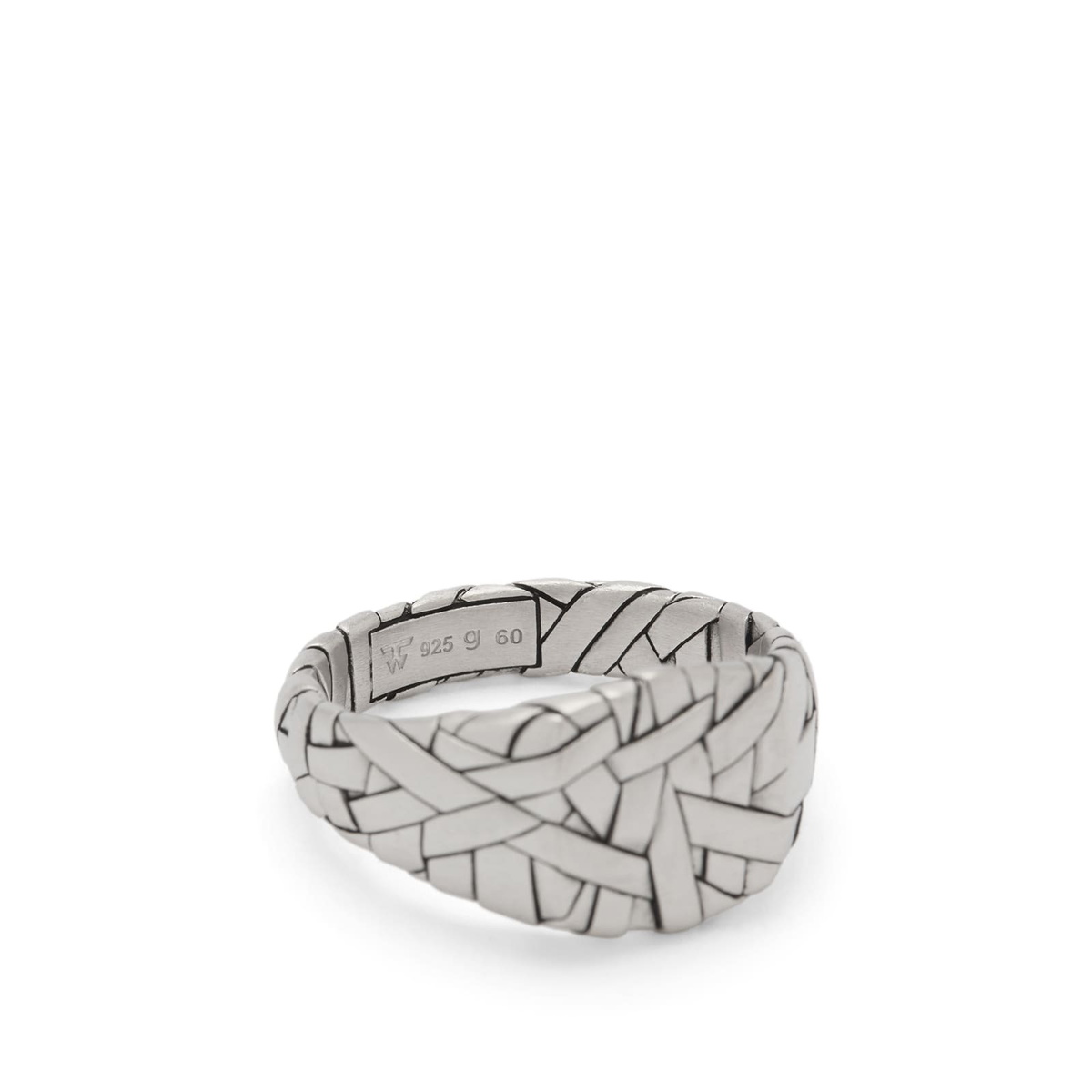Tom Wood Small Quilt Ring in Silver