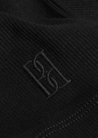 BY Malene Birger Amani Ribbed Stretch-cotton Tank Black