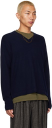 LISA YANG Navy 'The Henri' Sweater