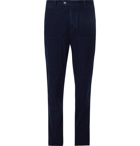 Brunello Cucinelli - Cotton-Corduroy Cargo Trousers - Blue