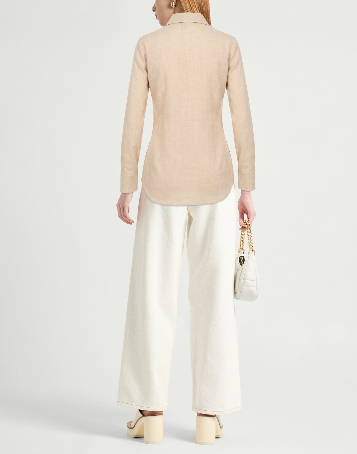 Chiara Boni La Petite Robe Womens Top in Beige