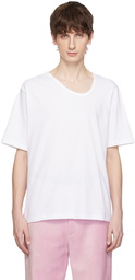 Séfr White Uneven T-Shirt