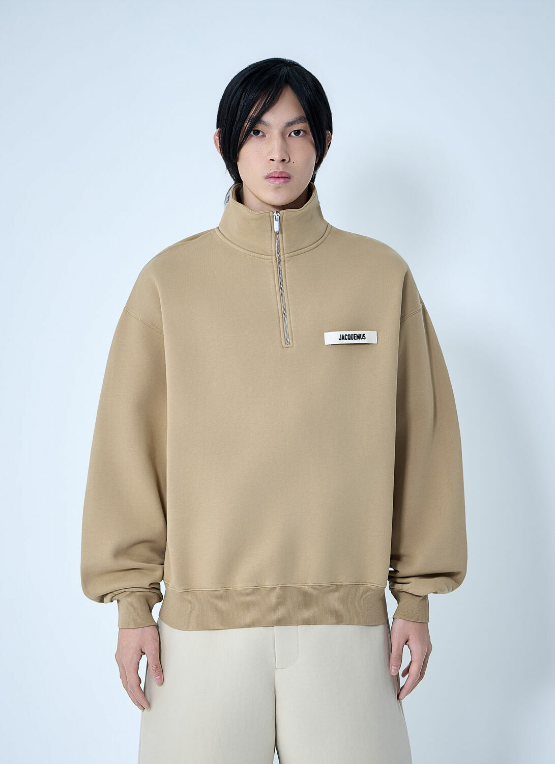 Jacquemus Le Camionneur Gros Grain Zip Sweatshirt