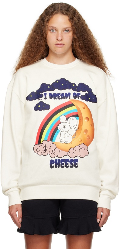 Photo: JW Anderson Off-White 'I Dream Of Cheese' Sweatshirt