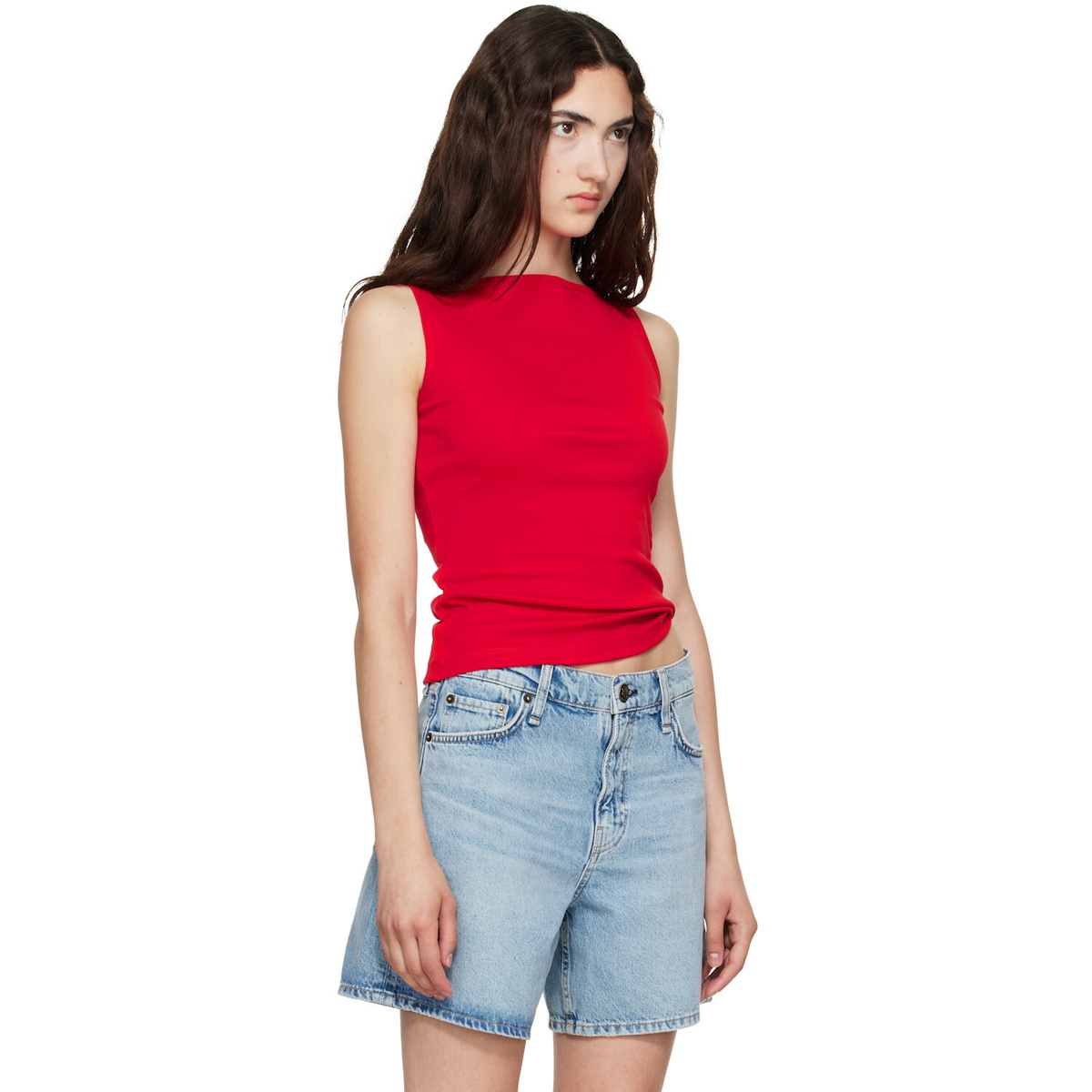 FLORE FLORE Red Timmi Tank Top
