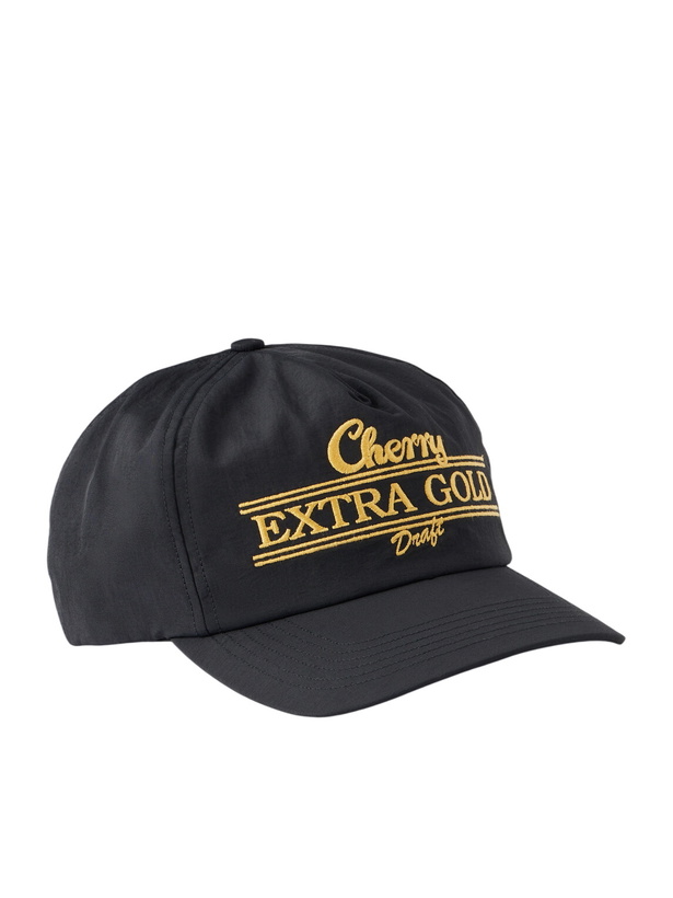 Photo: Cherry Los Angeles - Extra Gold Logo-Embroidered Shell Cap
