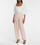 Stella McCartney - Ariana pleated wide-leg pants