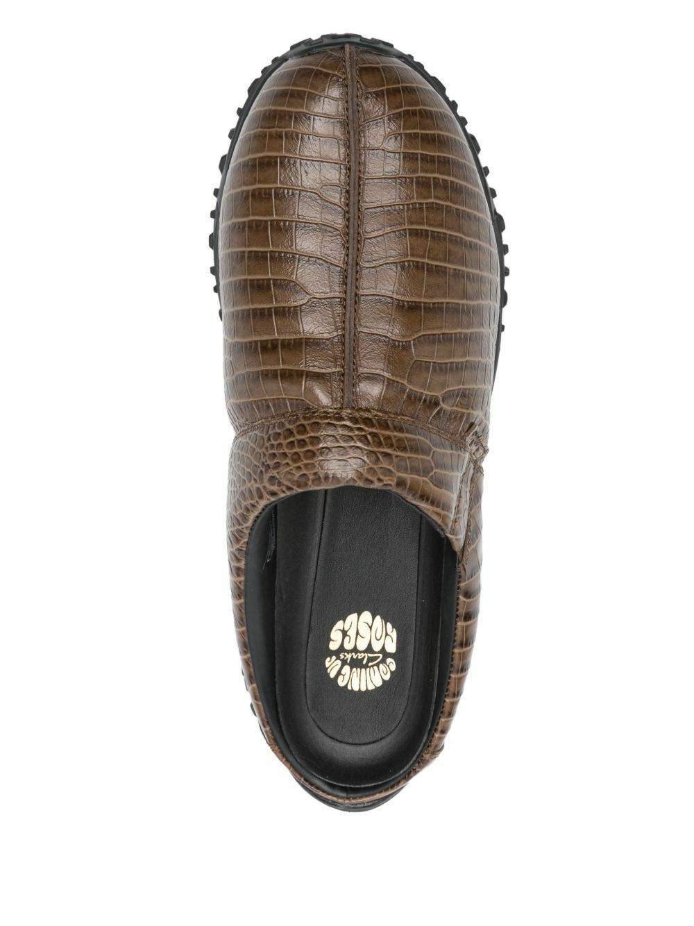 靴 Martine Rose for Clarks The Clog1 uk8 Martine Rose x Clarks Clog Sneakers | Brown | FARFETCH