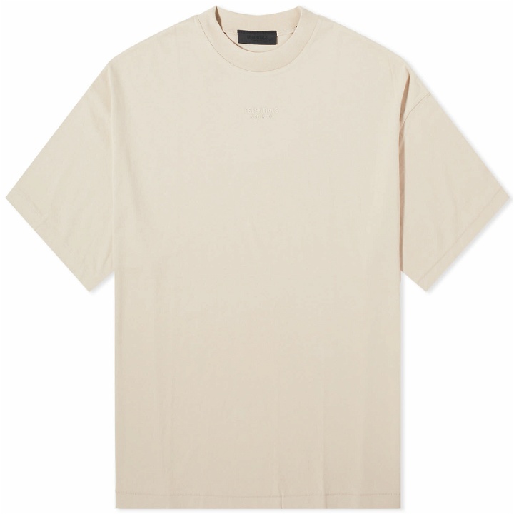 Photo: Fear of God ESSENTIALS Men's Essentials T-Shirt in Silver Cloud