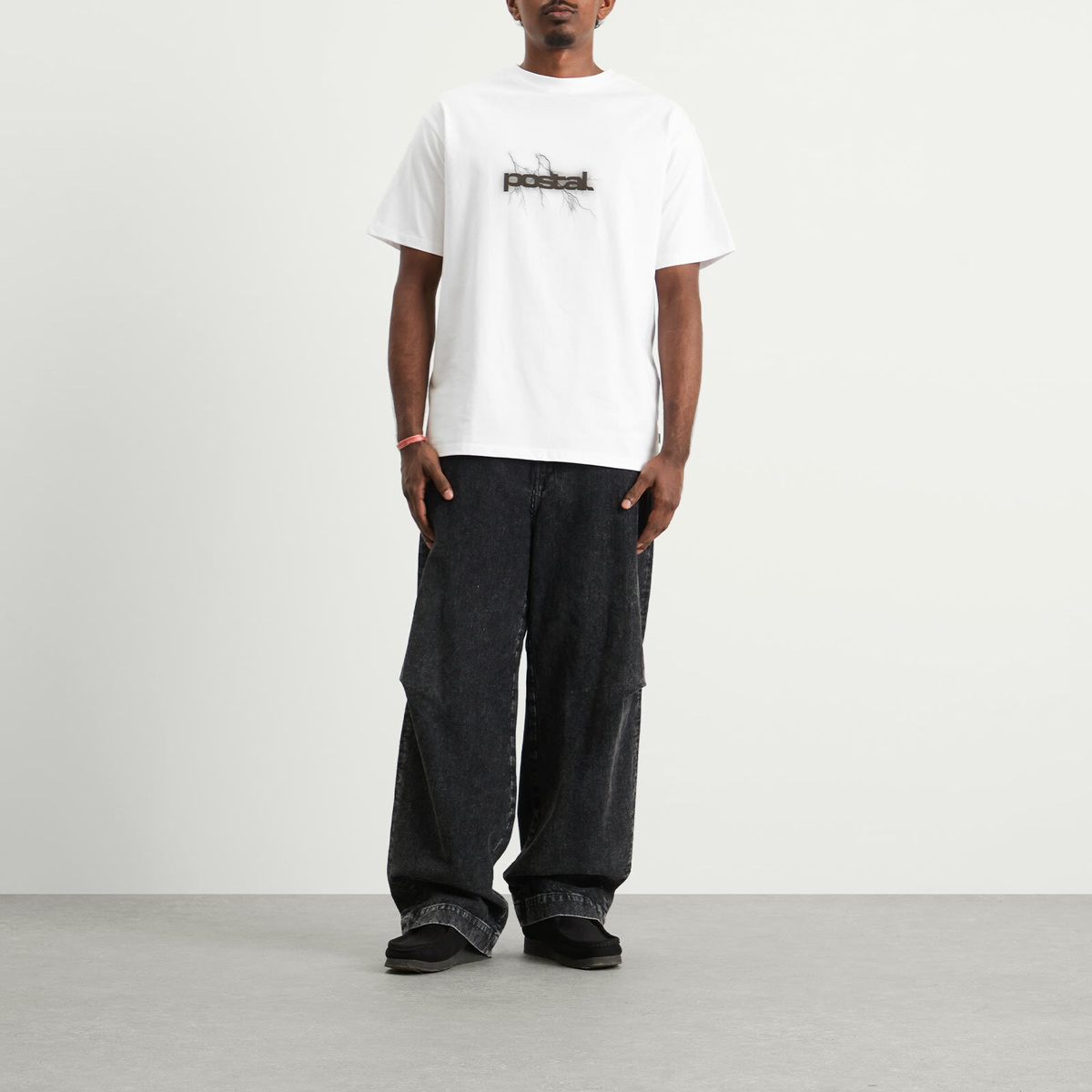 POSTAL Men's Lightning T-Shirt in White