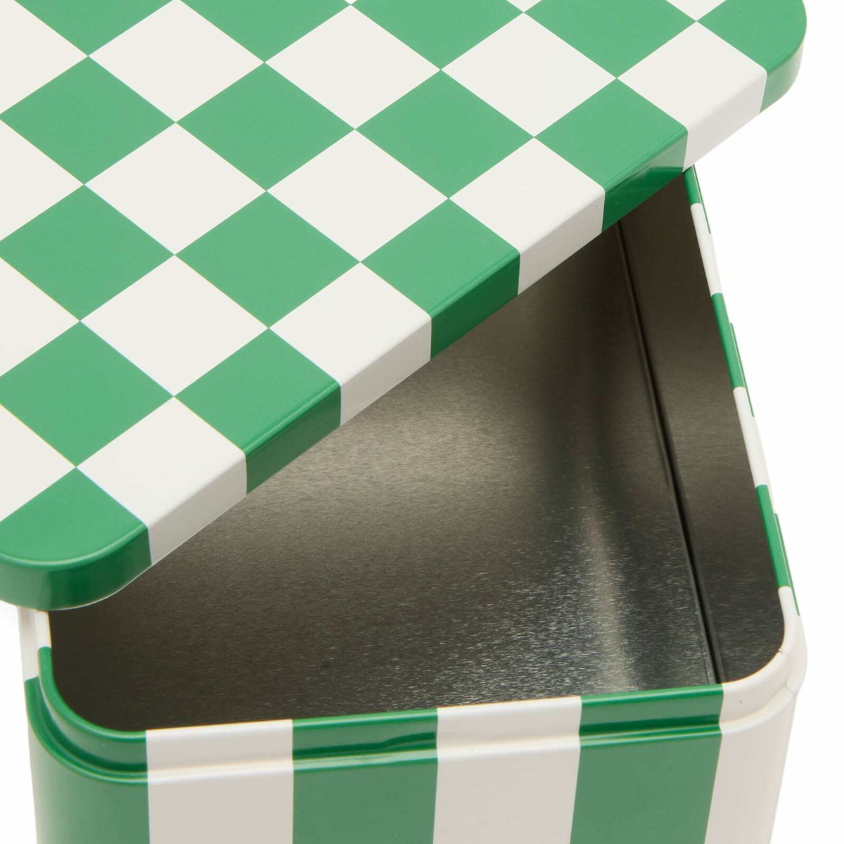 HAY Tin Container - Small in Green/Off-White 