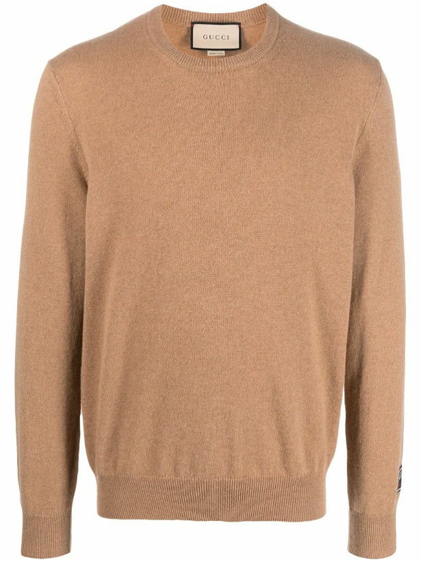 Photo: GUCCI - Cashmere Sweater With Gucci Patch